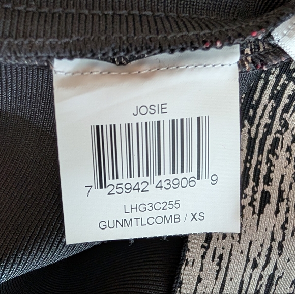 BCBGMaxazria Metallic Josie Gunmetal Power Skirt XS - Picture 5 of 6